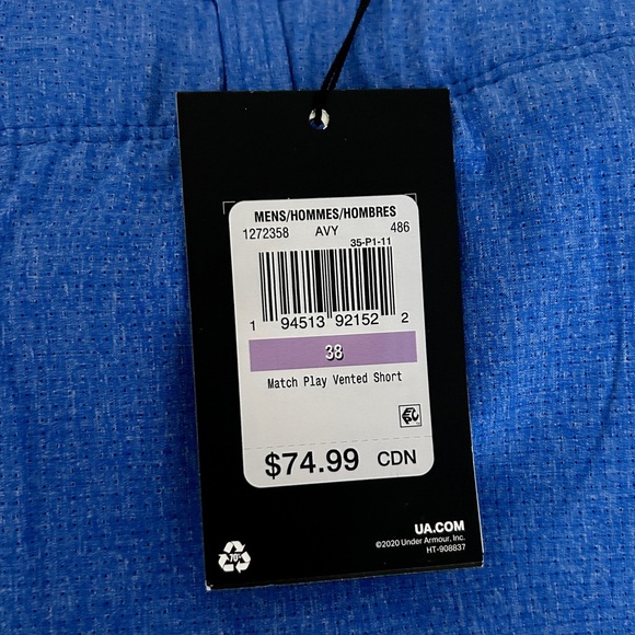 Men’s Under Armour Golf Shorts | Size 38 | NWT - Picture 4 of 4